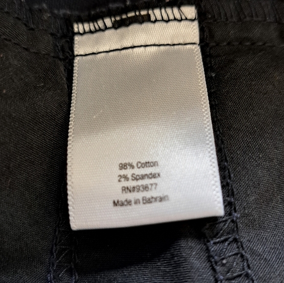 St. John's Bay Bermuda Shorts Women's 10 Blue Cotton Blend - Picture 5 of 8